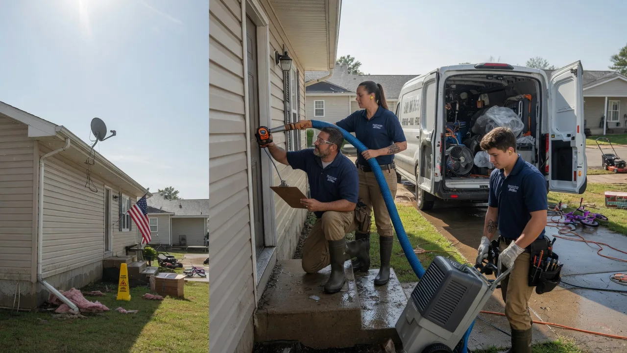 Ceiling Water Damage Restoration in Pembroke Township, IL near me